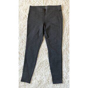 Ana M Gray Stretch Ponte Pull-On Pants NWOT